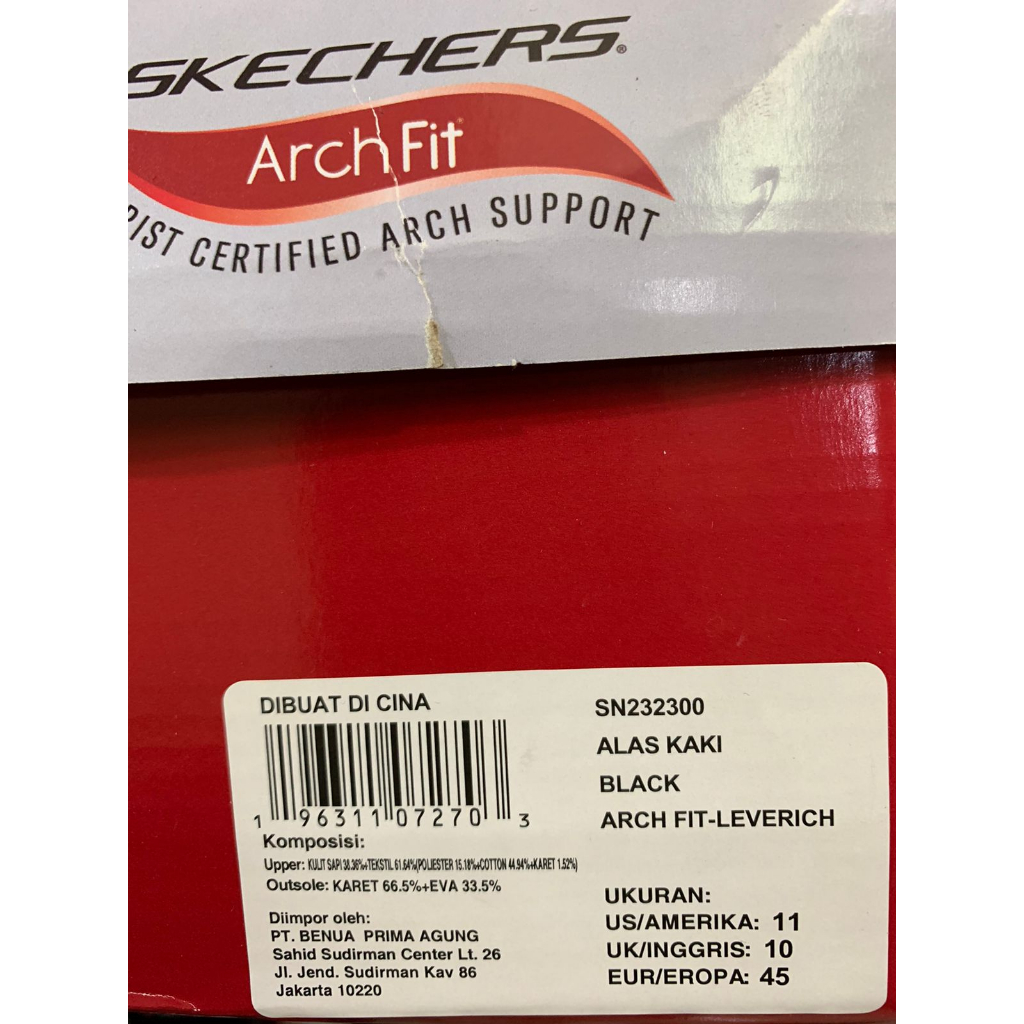 Skechers Arch Fit - Leverich Black 232300/BBK Men's Shoes Original