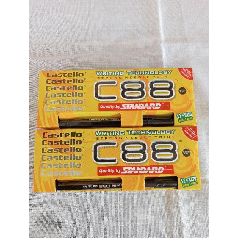 

Pulpen Standard Castello c88 / bulpen standard 1 pack (isi 12pcs)