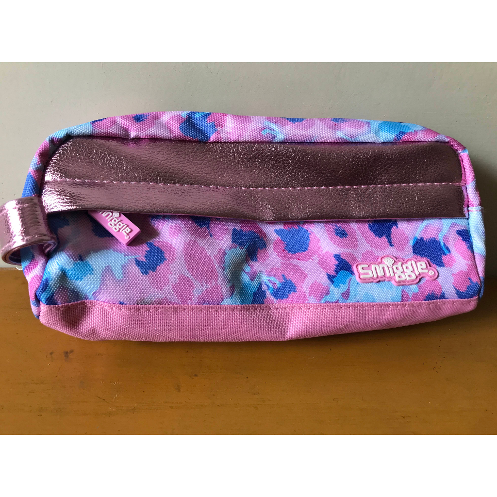 

Smiggle Pensil Case Kuda Poni Loreng Pink new original baru tempat pensil smiggle