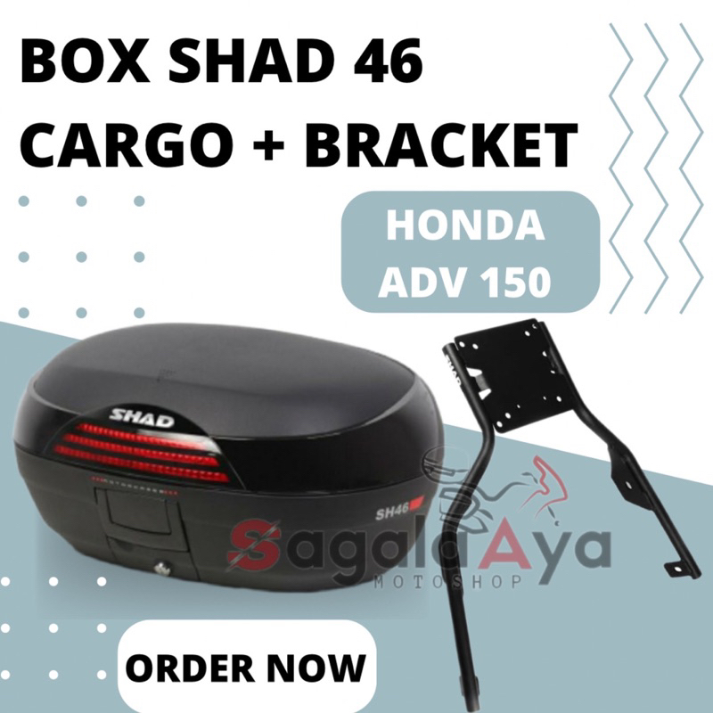 Promo Paket Box SHAD 46 SH 46dan Bracket SHAD HONDA ADV 150