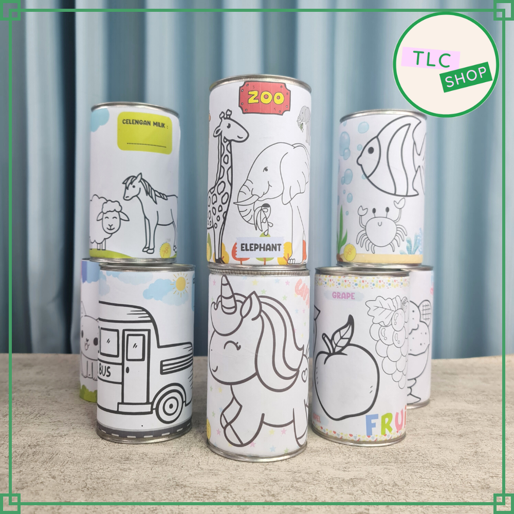 Souvenir Ulang Tahun Anak Celengan Lukis / Celengan Lukis / Celengan Anak