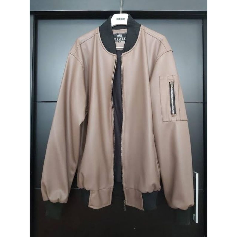jaket kulit bomber/jaket premium new tren