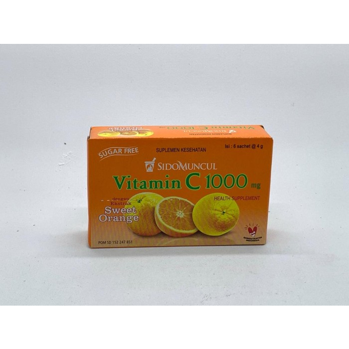 

VITAMIN C1000MG SIDOMUNCUL JERUK / LEMON (ISI 6)