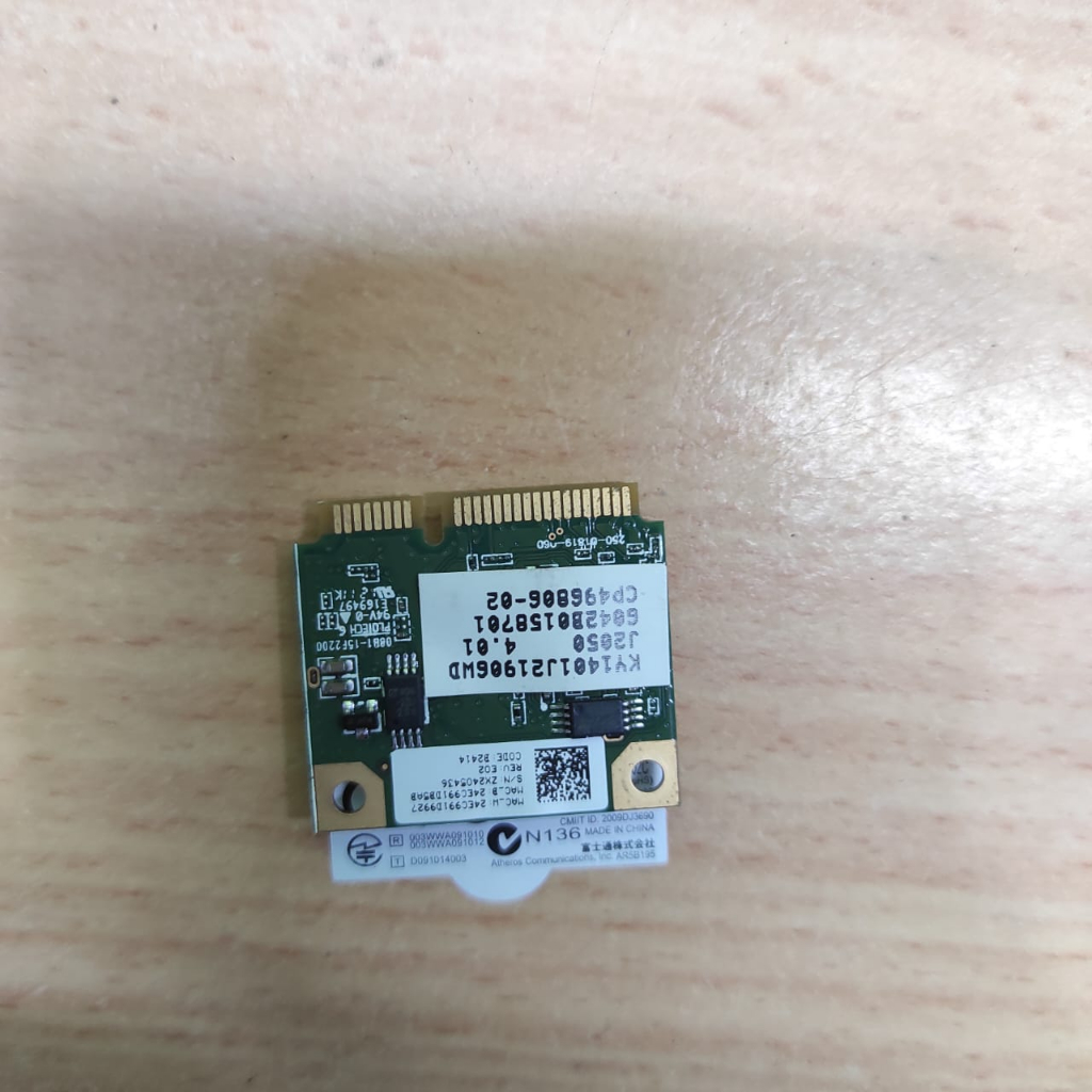 Wificard Wifi Card Laptop Fujitsu LIFEBOOK BH531