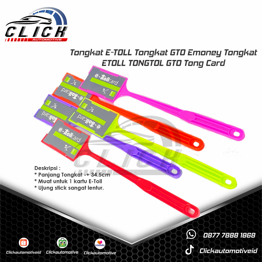 Tongkat E-TOLL Tongkat GTO Emoney Tongkat ETOLL TONGTOL GTO Tong Card