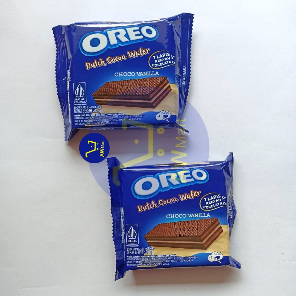 OREO DUTCH COCOA WAFER 58.5G – WAFER OREO KRIM COKELAT 58.5G