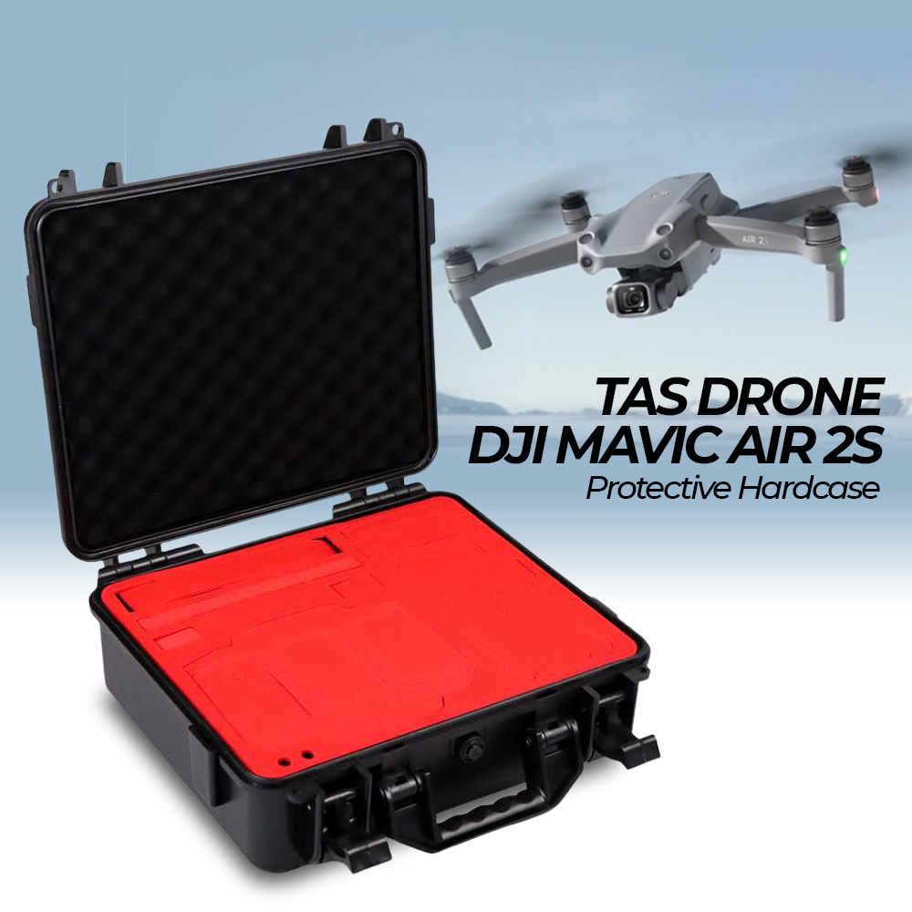 Tas Drone Protective Hardcase Waterproof for DJI Mavic Air 2S - ST-1109505 - Black