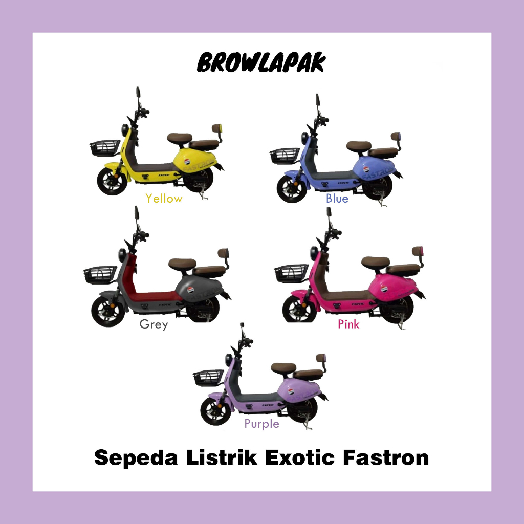 Sepeda Listrik Exotic Fastron / E Bike Exotic Fastron