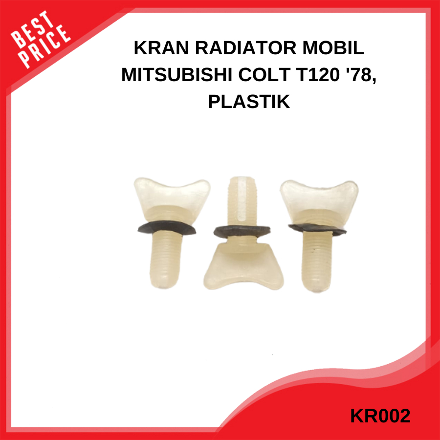 Jual Produk Tutup Pembuangan Kran Radiator Plastik Mobil Mitsubishi Colt T120 '78 Tahun 1978 Kran Ra