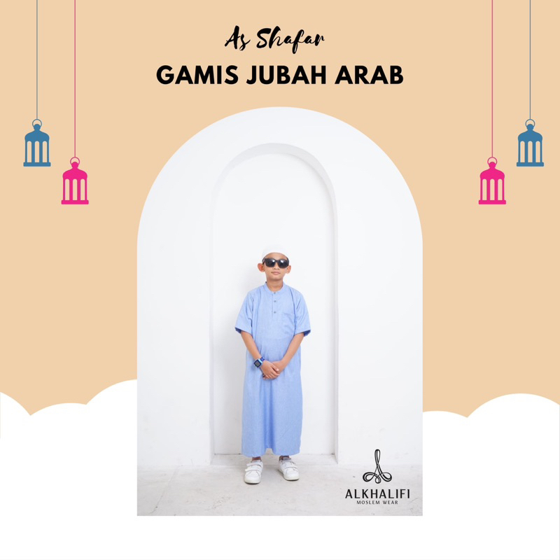 vol 2 - QOMIS JUBAH ARAB ANAK AS SHAFAR Premium Quality by Alkhalifi Moslem Wear