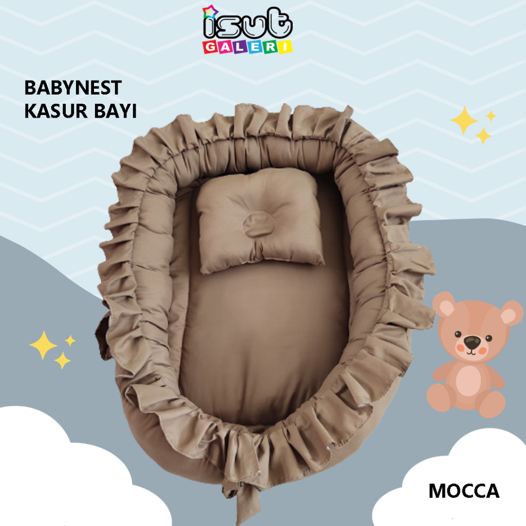 BABY NEST KASUR BAYI SERUT | Perlengkapan Bayi Baru Lahir | Tempat Tidur Bayi Murah