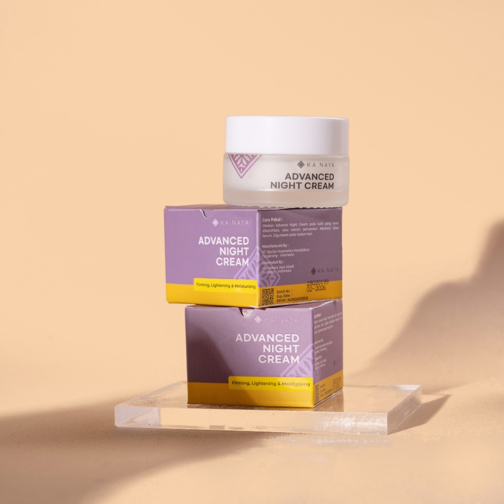 Ka Naya Night Cream Pemutih - Crim Pemutih Wajah - Cream Wajah Bpom - Skincare Pemutih Wajah