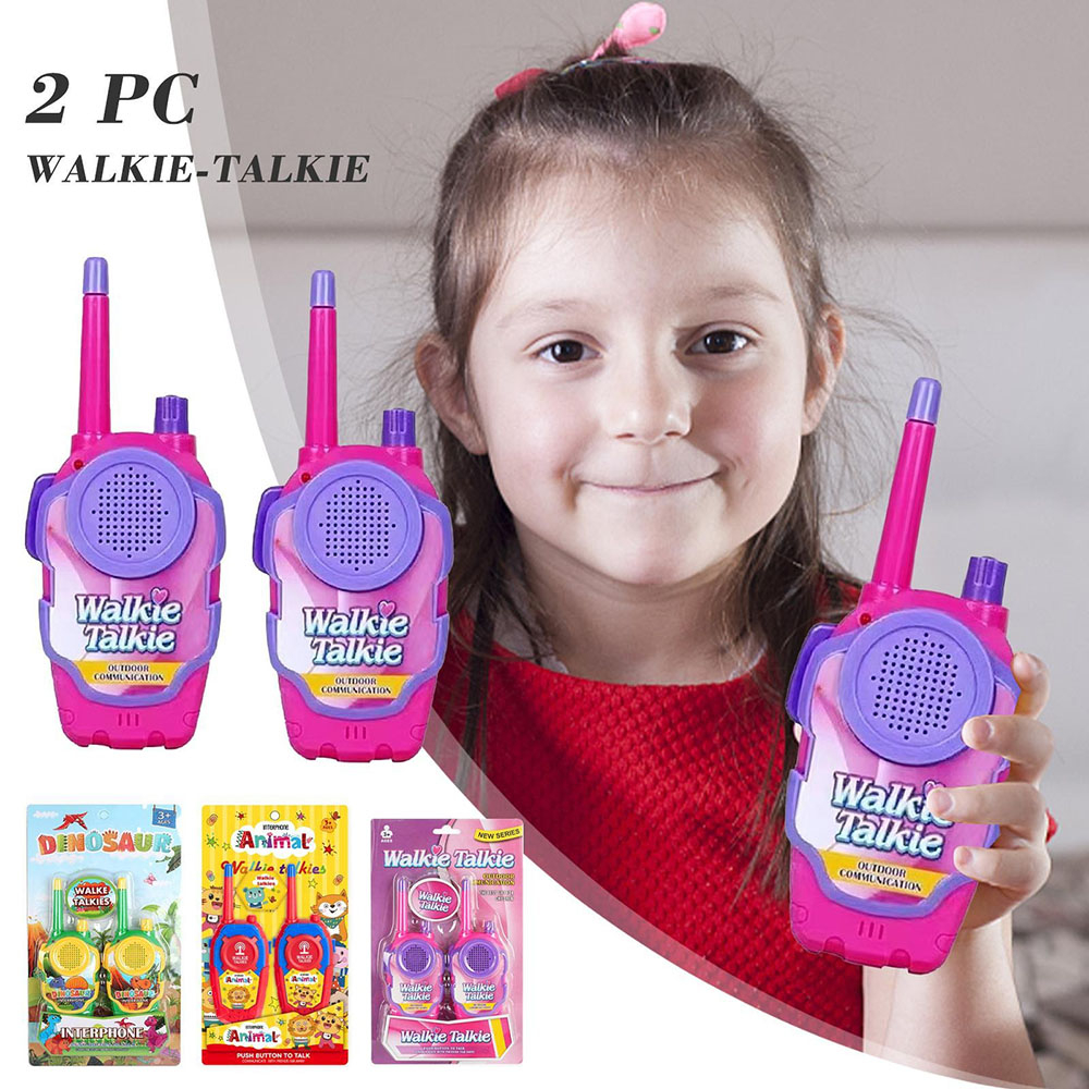 Kids Toys Mini Walkie Talkie Anak Dinosaur 1 Pasang