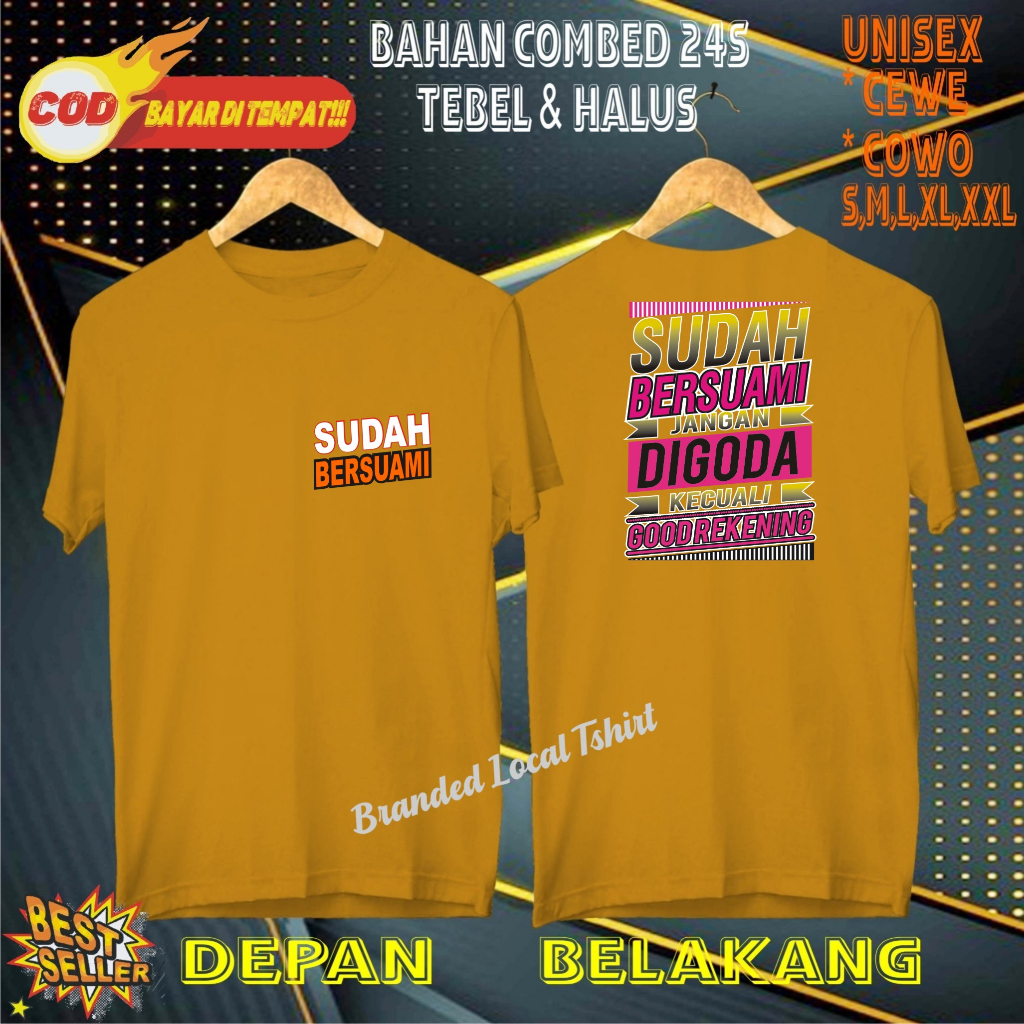 Terviral Kaos dtf DB Sudah Bersuami KAOS MURAH  Kaos Putih Hitam Kaos Terlaris No 1 Promo Diskon