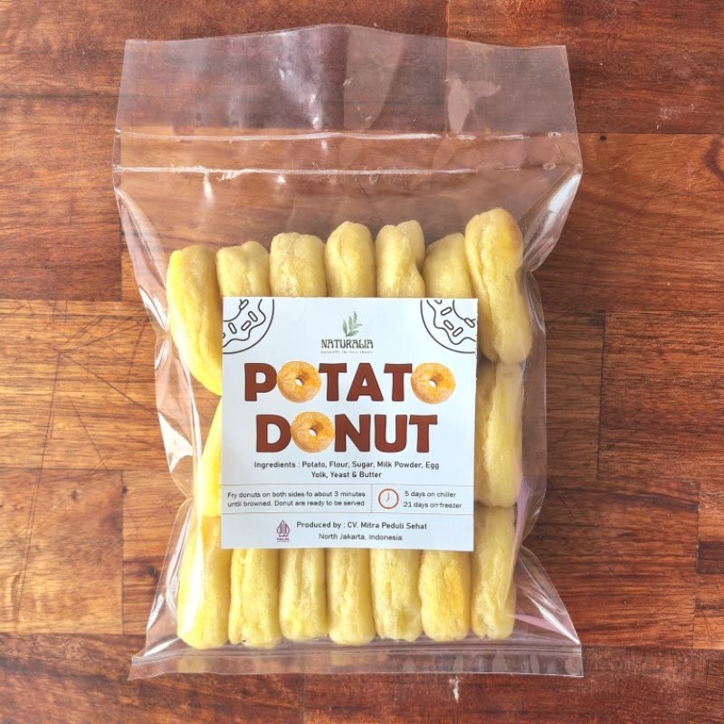 Donat Kentang Beku / Potato Donut Frozen isi 20 pcs