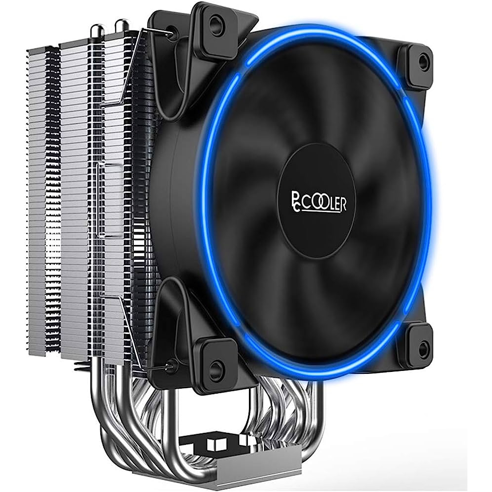 FAN PROSESOR PCCooler GI-X6B V2 CPU Cooler Tower 6 Heatpipe 12cm Fan LED