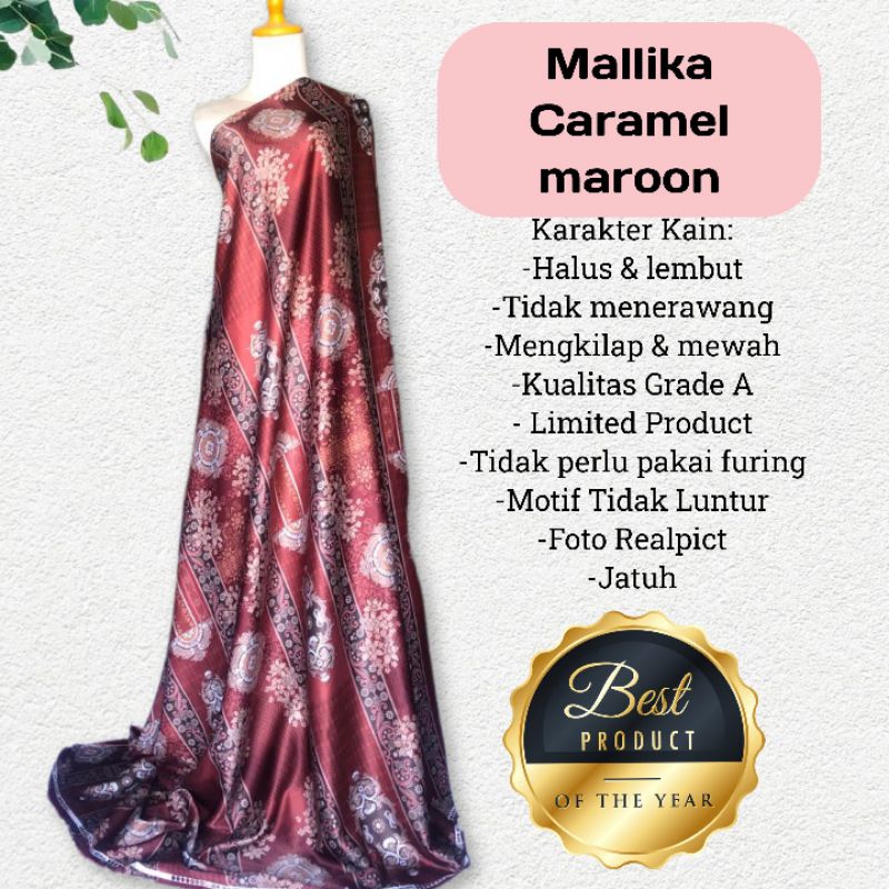 kain D. Silk motif  Mallika harga persetengah mtr 0,5 M