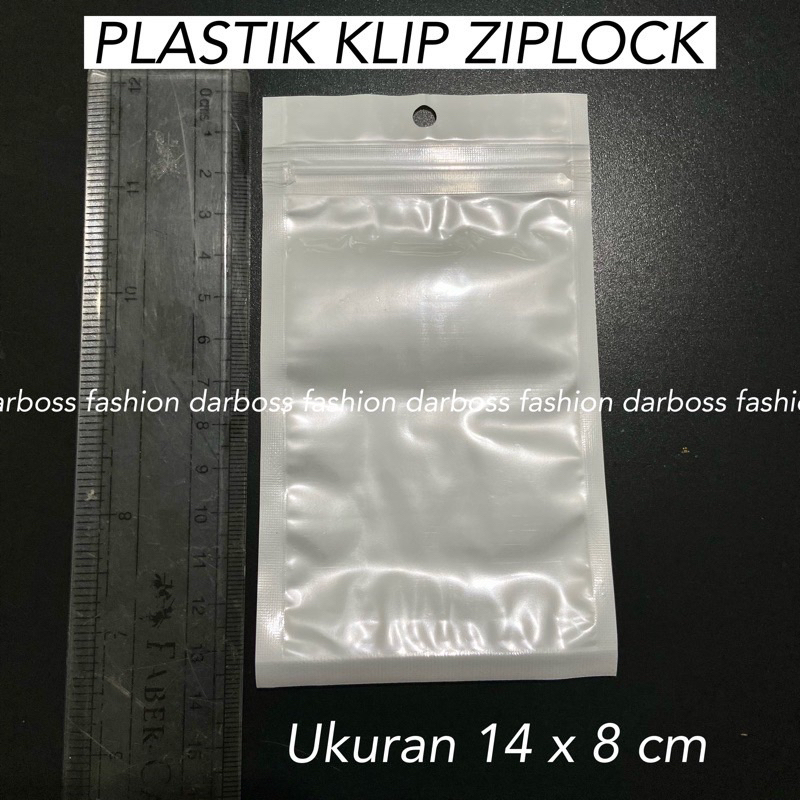 14x8 cm (isi 10pcs) Plastik Klip Ziplock