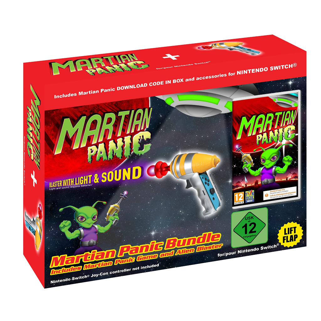 Kaset Switch Martian Panic and Alien Blaster Bundle