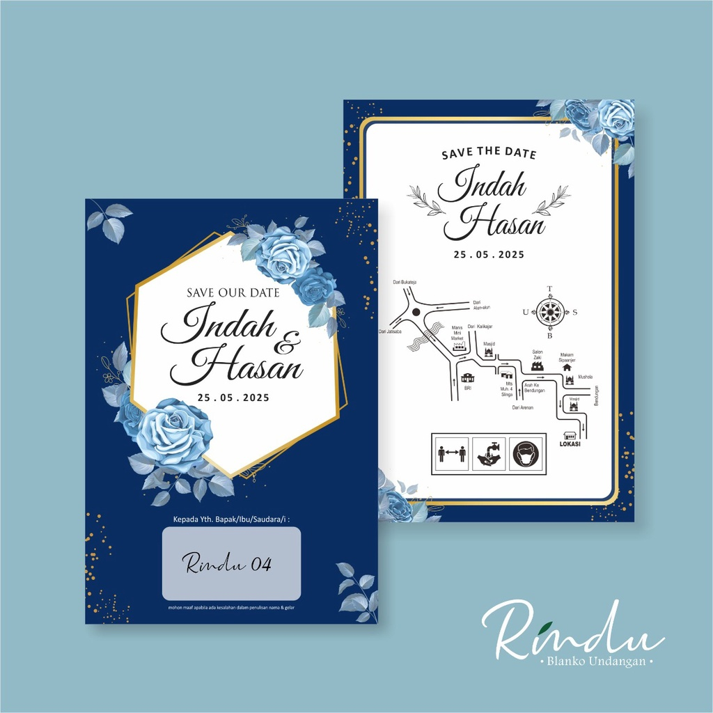 TEMPLATE DESAIN BLANGKO UNDANGAN RINDU 04