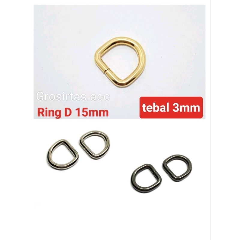 Ring D 15mm - aksesoris tas