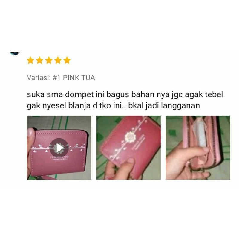 DOMPET WANITA | DOMPET KOIN &amp; KERTAS | DOMPET MURAH