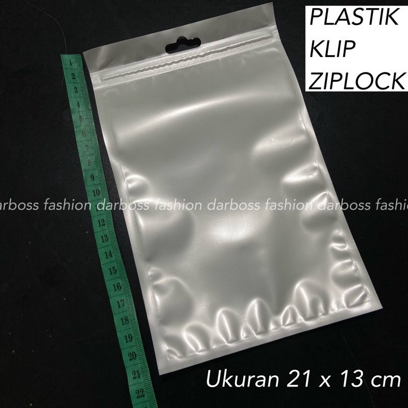 21x13 cm (isi 10pcs) Plastik Klip Ziplock