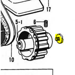 Screw M6*1 Baut Ori Taiwan Mesin Jahit Make Up YX-926 / B-26