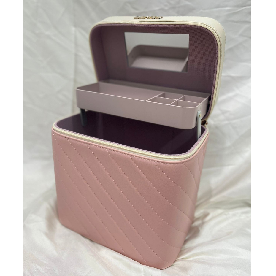 SS-B2261 Kotak kosmetik / Tempat Make Up / Beauty Case/1 Tingkat Classy 22.5x17.5x23.5cm