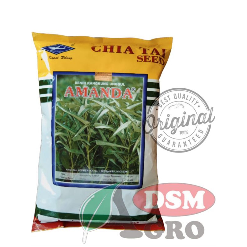 benih kangkung amanda daun sempit 1kg