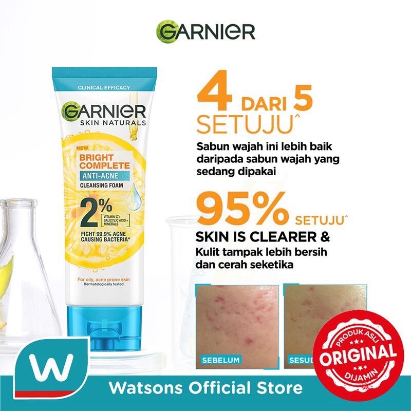 Garnier Skin Natural Bright Complete Anti-Acne Cleansing Foam