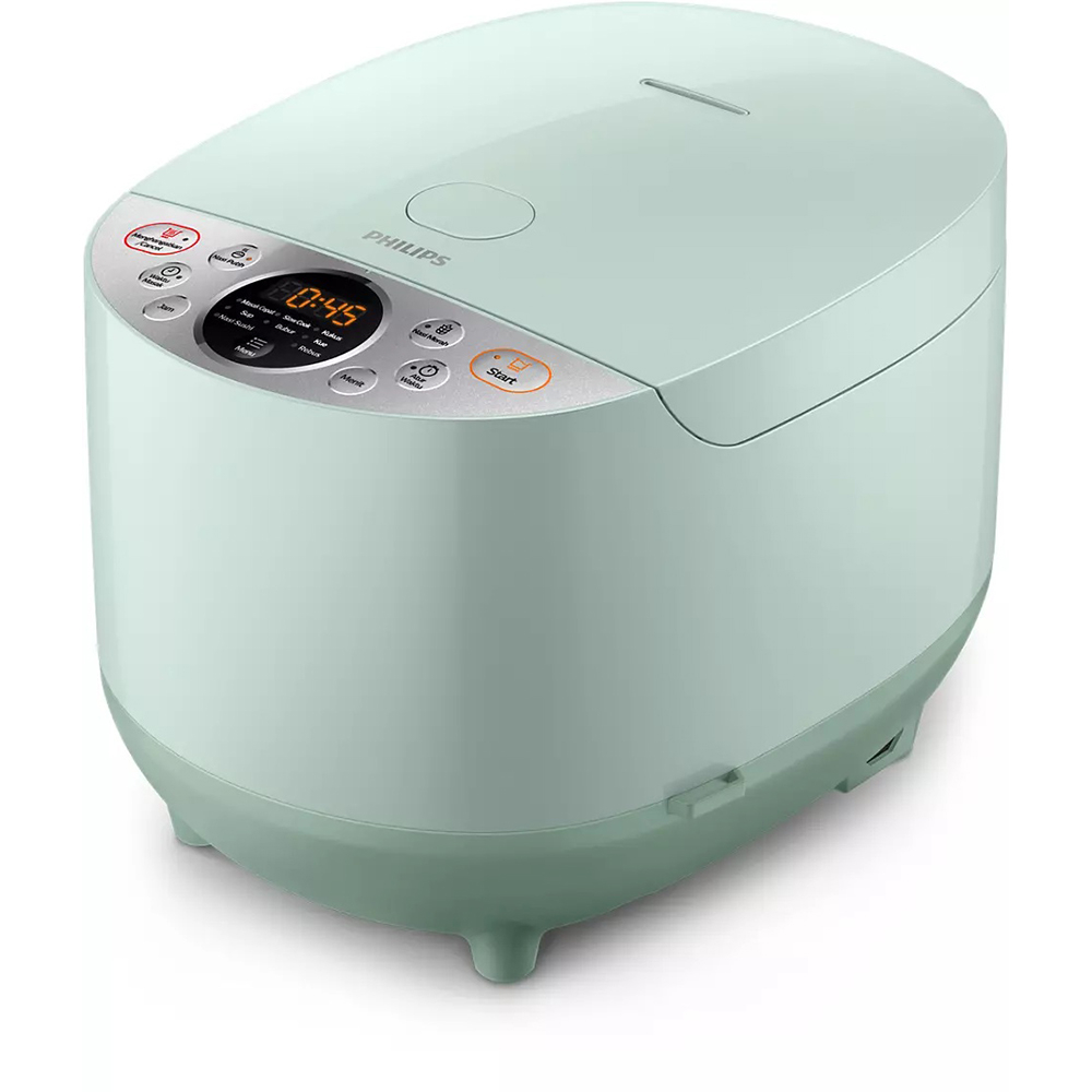 Philips HD4515/85 – Rice Cooker Digital 1.8 Liter 10 Menu Green