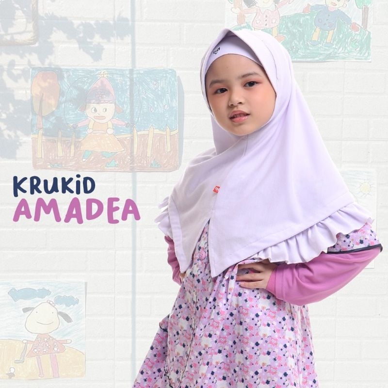 Krukid Amadea - Kerudung Anak Sekolah Rabbani Ori - Bani Batuta Ori