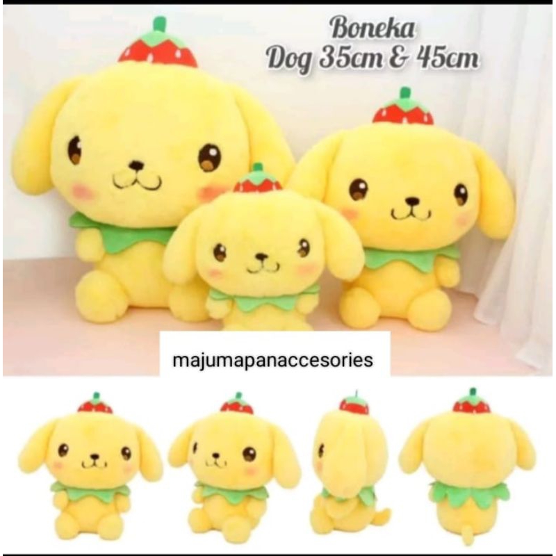 Boneka New Cute Animal Dog Purin Frog Cinnamon