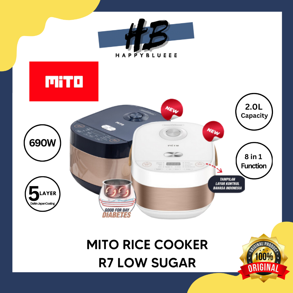 MITO RICE COOKER DIGITAL R7 LOW SUGAR