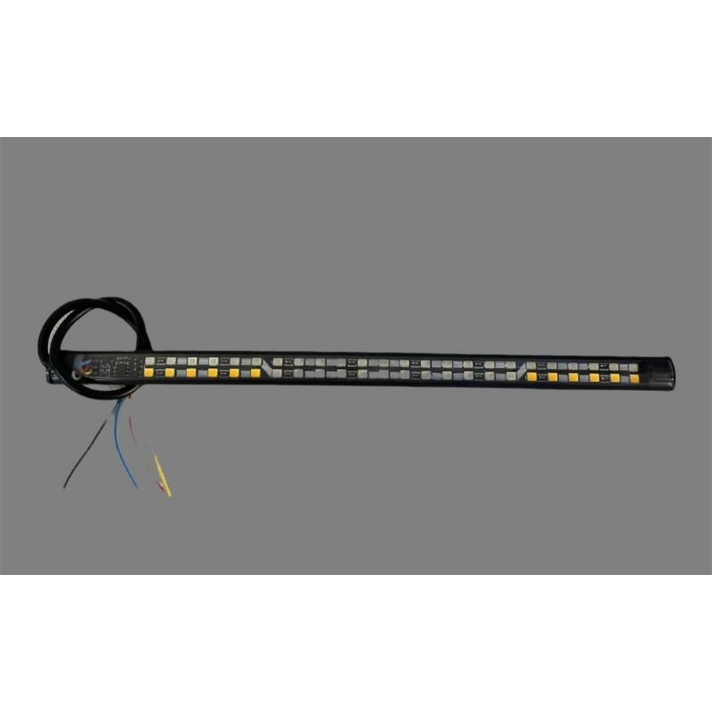 Lampu alis motor 1 mode 3 warna fleksibel panjang 30cm standby diam panjang 30cm 1 mode kedip 3 warna