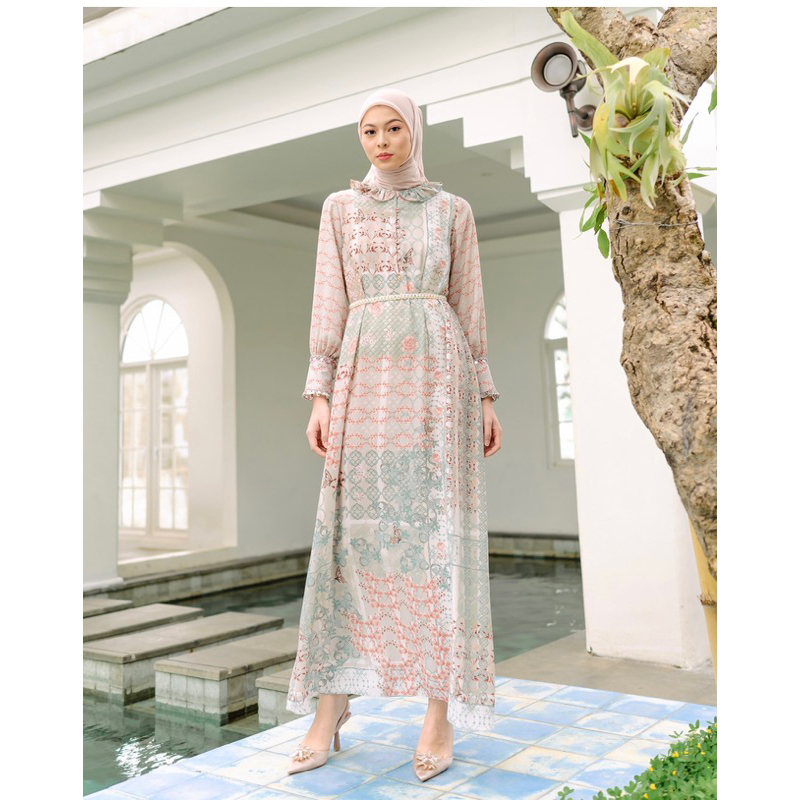 Niskala Dress Brick Muda Official (New) Baru ya