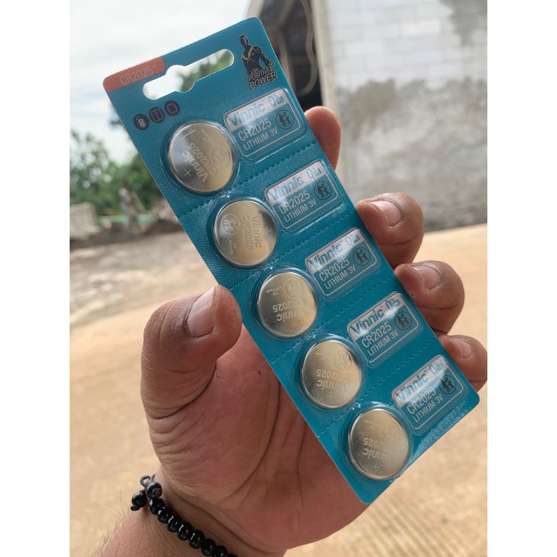 Batre baterai vinnic original CR2025 lithium 3V