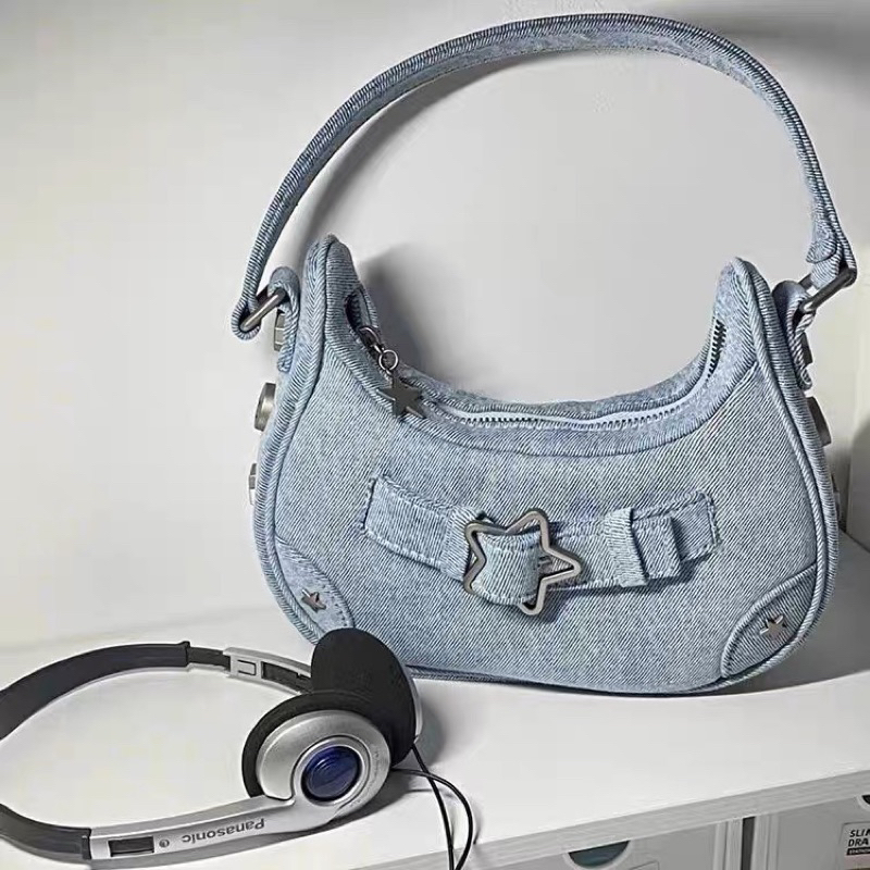 [ready stock] denim stars bag