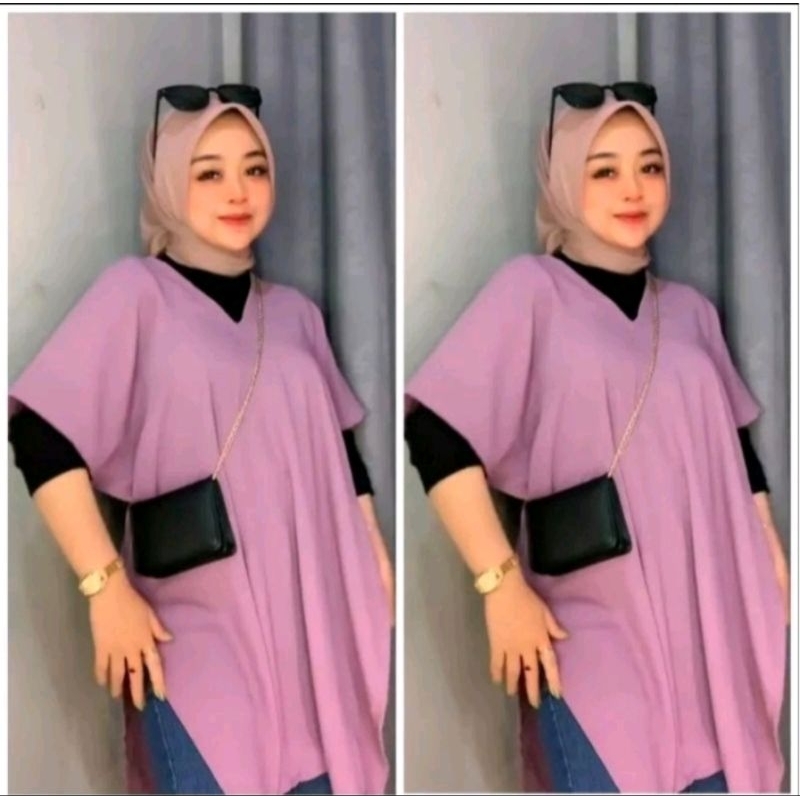 atasan Nagita crinkle airflow