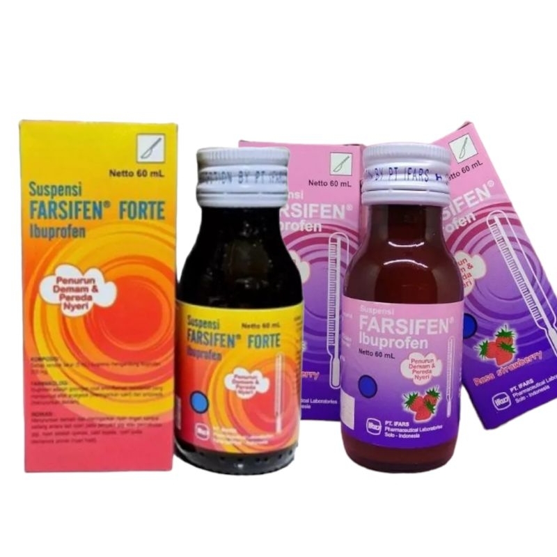 Farsifen Sirup 60ml | Farsifen Forte Sirup 60ml | Obat Demam anak | Obat sakit gigi anak