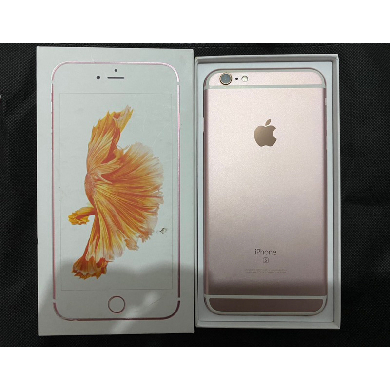 iPhone 6s plus warna rose gold 64 gb (second mulus)