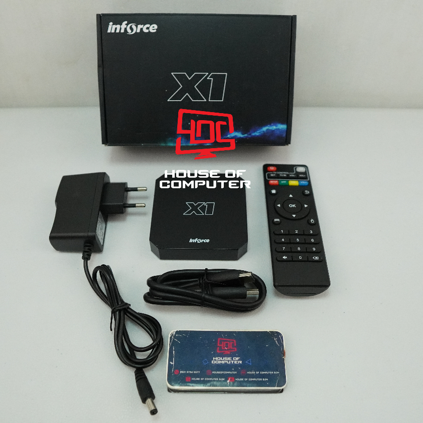SMART TV BOX ANDROID INFORCE X1 4K RAM 2GB EMMC 16GB ROCKCHIP RK3229