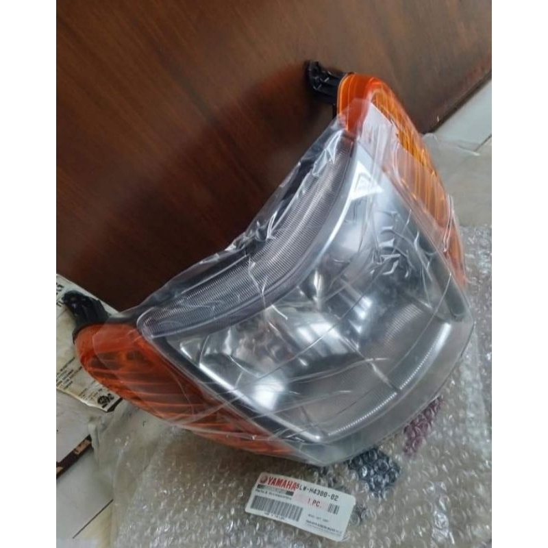 Lampu depan reflektor headlamp assy Yamaha Nouvo lele 5lw Asli Yimm