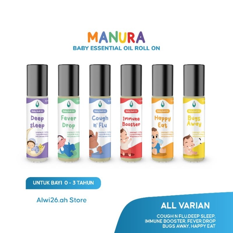 Baby roll on/Manura roll on essential oil 10ml/essential oil roll on