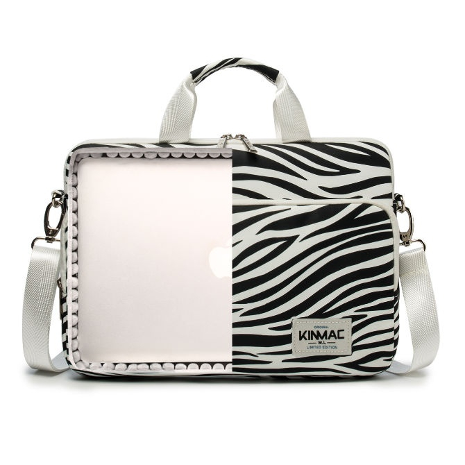 Tas Laptop Macbook KINMAC longstrap mountain zebra pattern 13 14 15 16inch