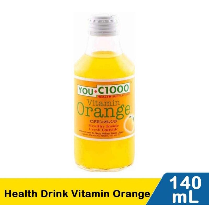 You C 1000 / You C 1000 Vitamin Lemon &amp; Orange Botol Kaca / You Health Drink Vitamin Orange Lemon Murah