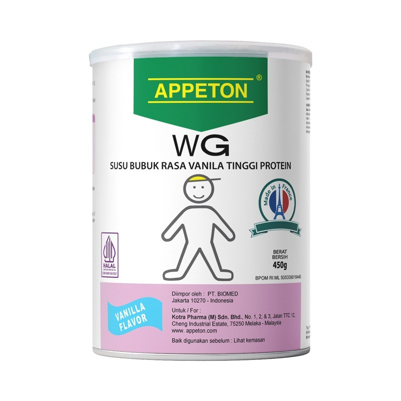 

Appeton Weight Gain Child Anak Vanilla 450gr