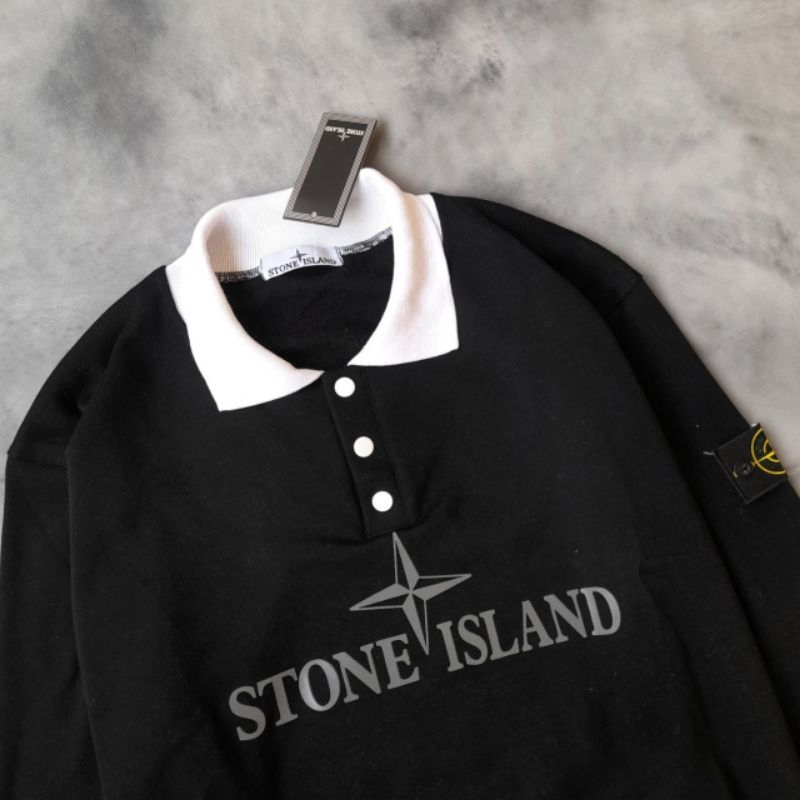 JAKET SWEATER RUGBY HALFZIP STONE ISLAND - JAKET VIRAL WELL