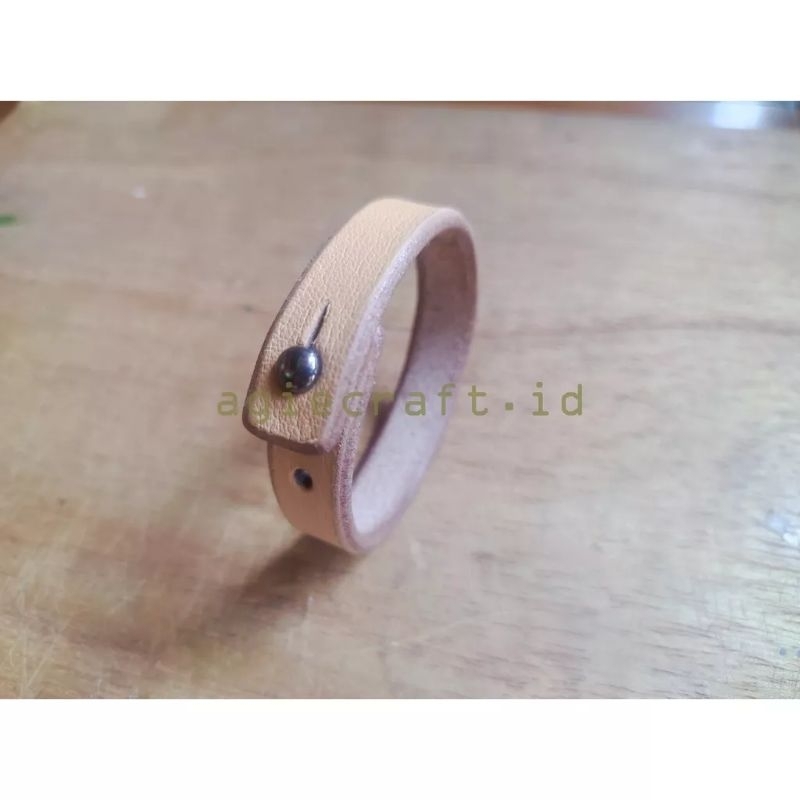 Gelang Kulit Asli Vegtan HandMade Custom